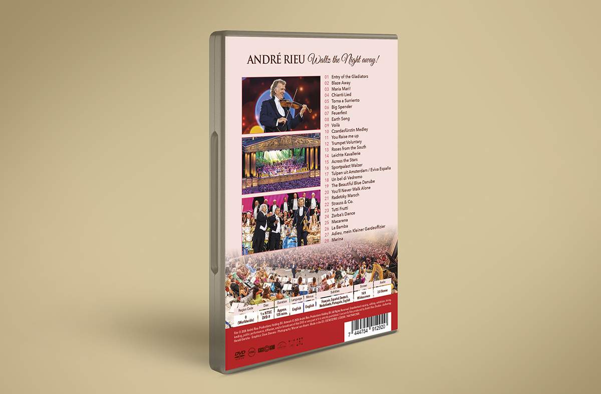 Waltz the Night Away! - Full concert DVD - André Rieu Official fanshop